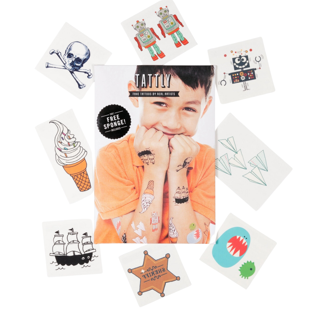 Kids Mix One Tattoo Sheet