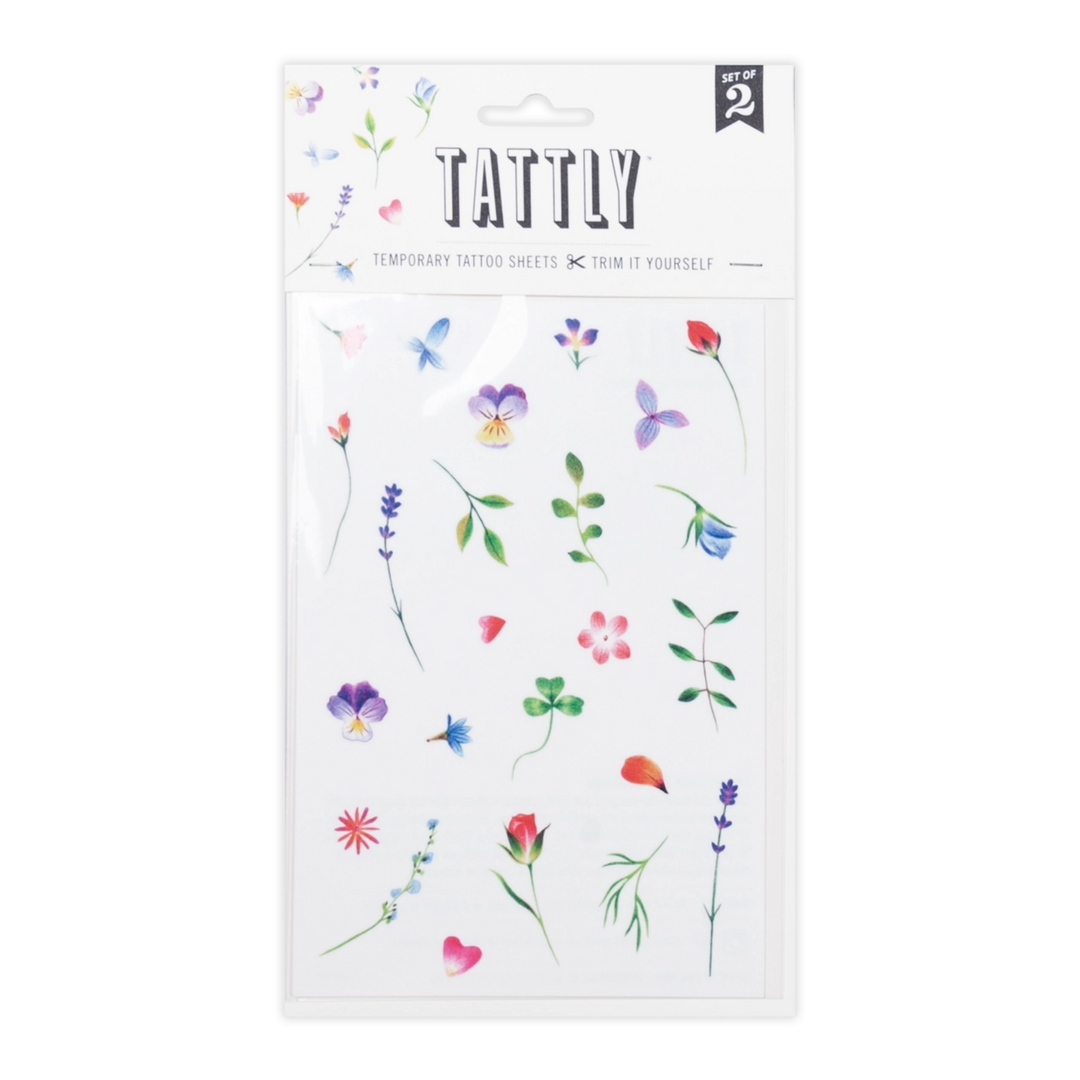 Petite Garden Tattoo Sheet