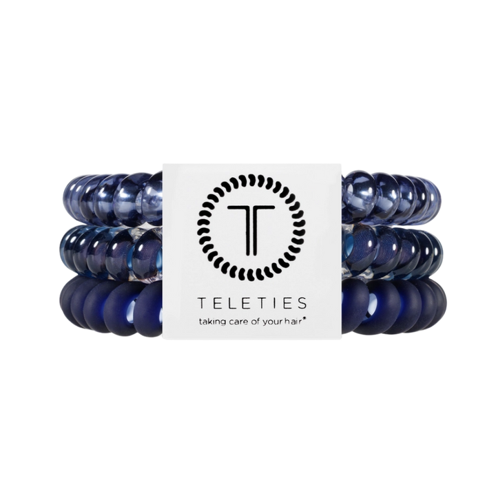 Nightfall Navy Hair Ties - Small (3ct)