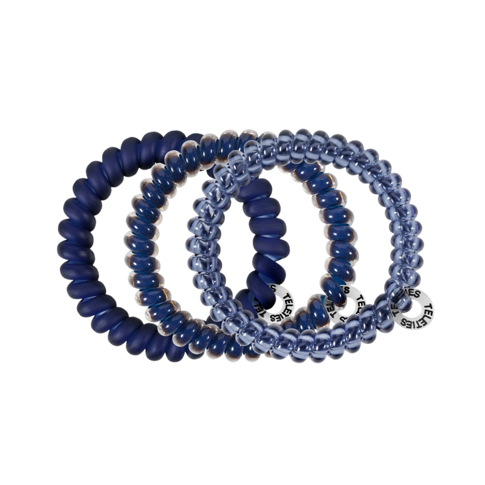 Nightfall Navy Hair Ties - Small (3ct)