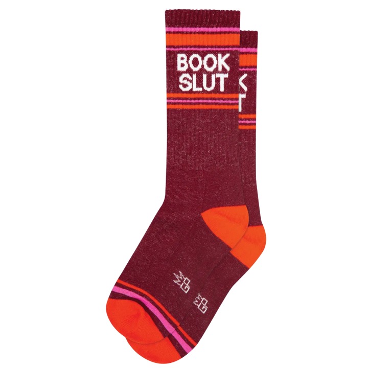 Book Slut Gym Crew Socks