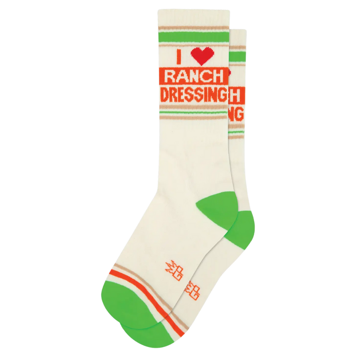 I ❤️ Ranch Dressing Gym Crew Socks