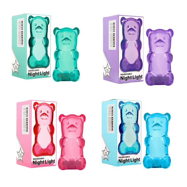 Gummybear Nightlights – Squeezable Fun