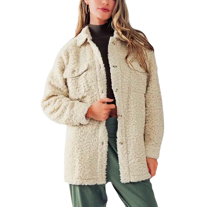 Cozy Soft Sherpa Fleece Teddy Jacket