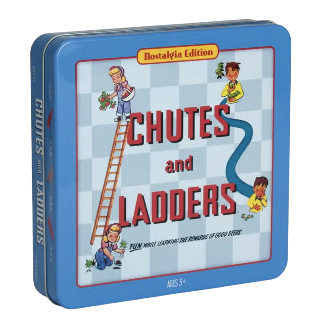 WS Game Company Chutes and Ladders Nostalgia Tin