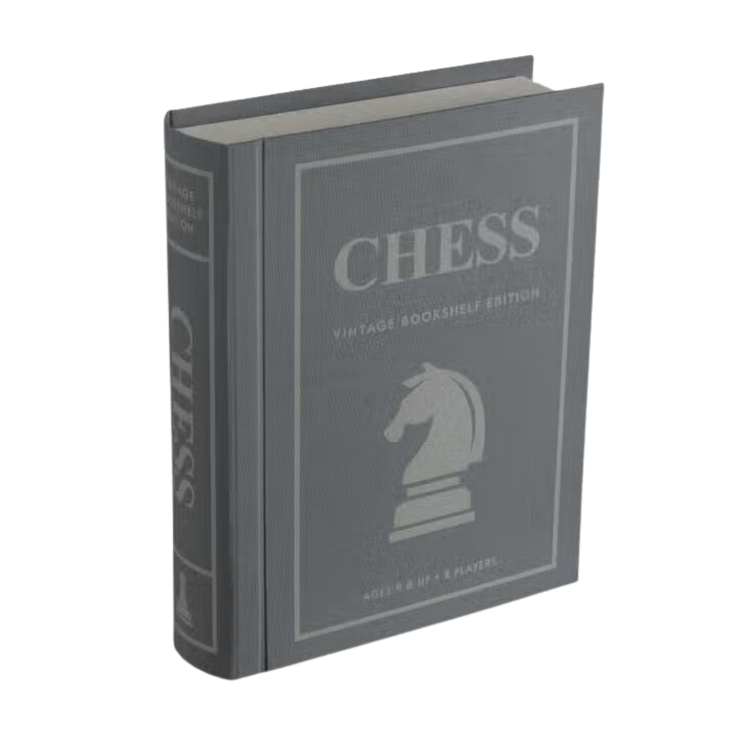 WS Game Company Chess Vintage Bookshelf Edition