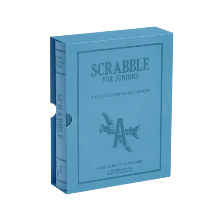 Scrabble For Juniors Vintage Bookshelf Edition
