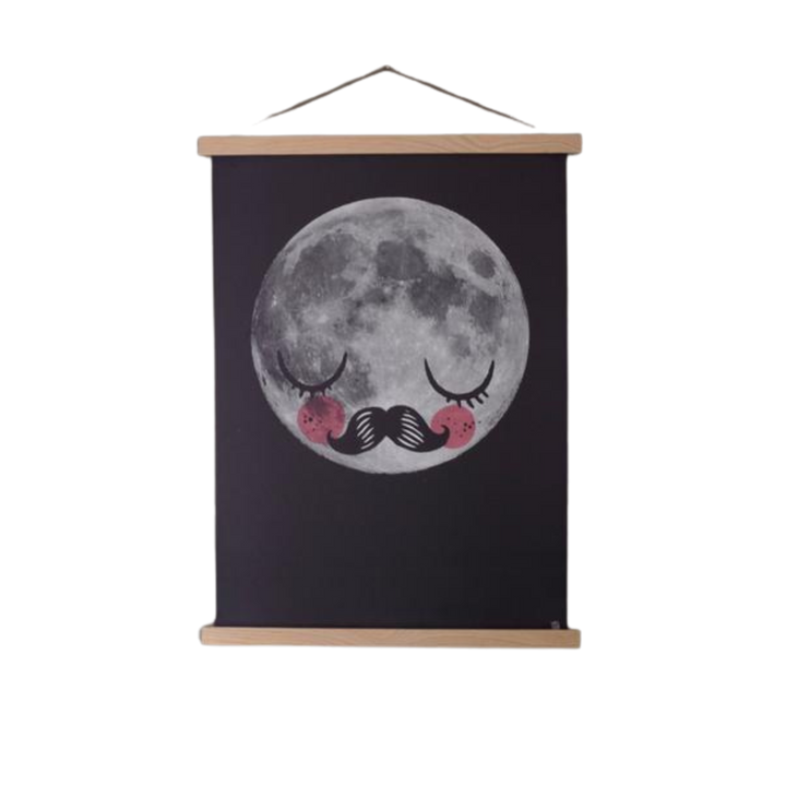 Wooden Poster Hanger - Oak 16 inches