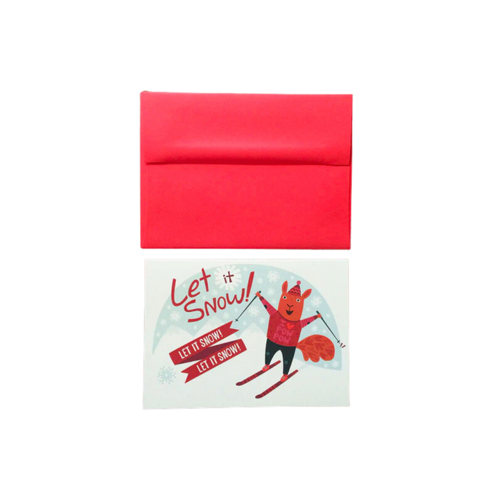 Let it Snow Greeting Card