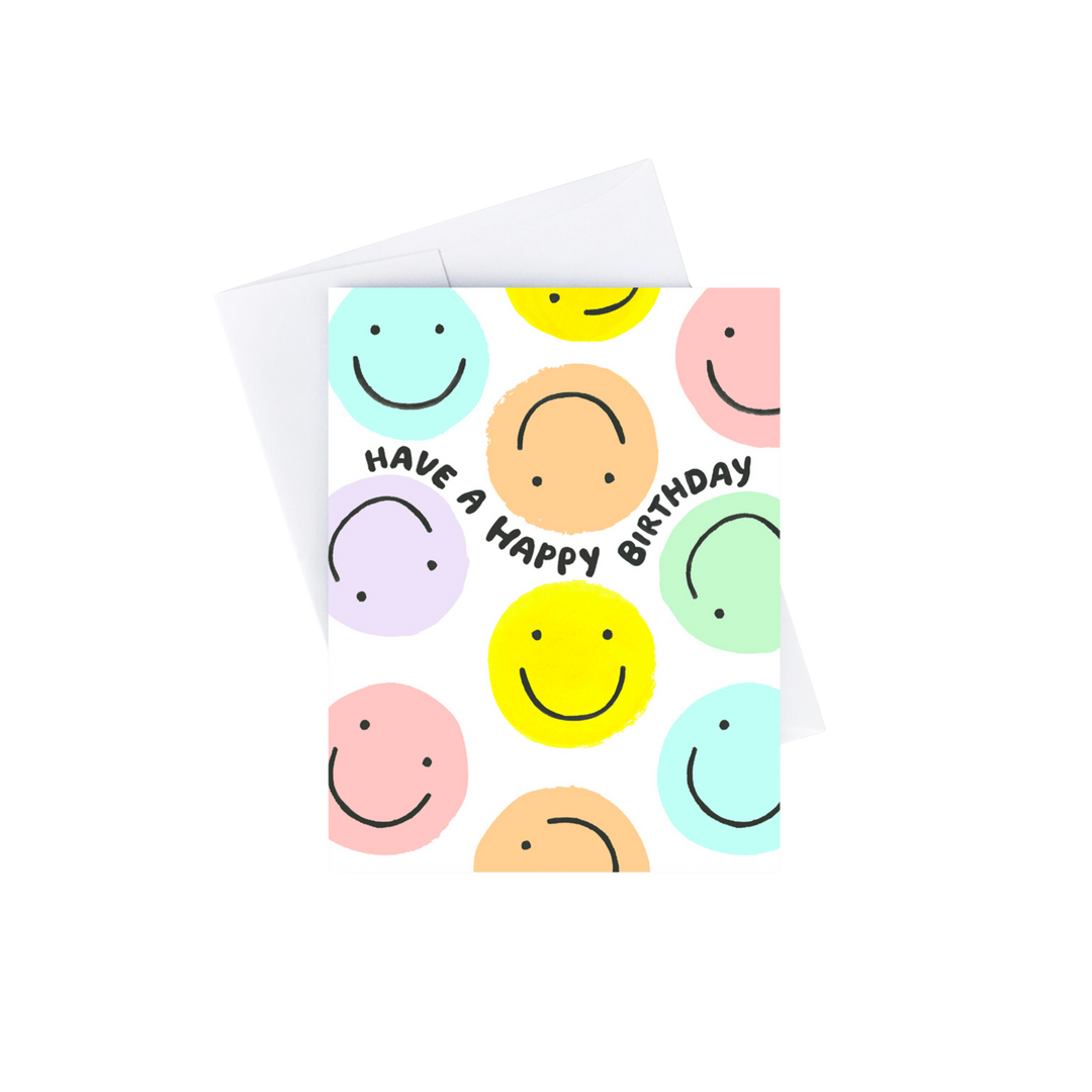 Smiley Birthday Card