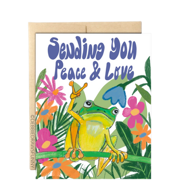 Sending You Peace & Love Friendship Card