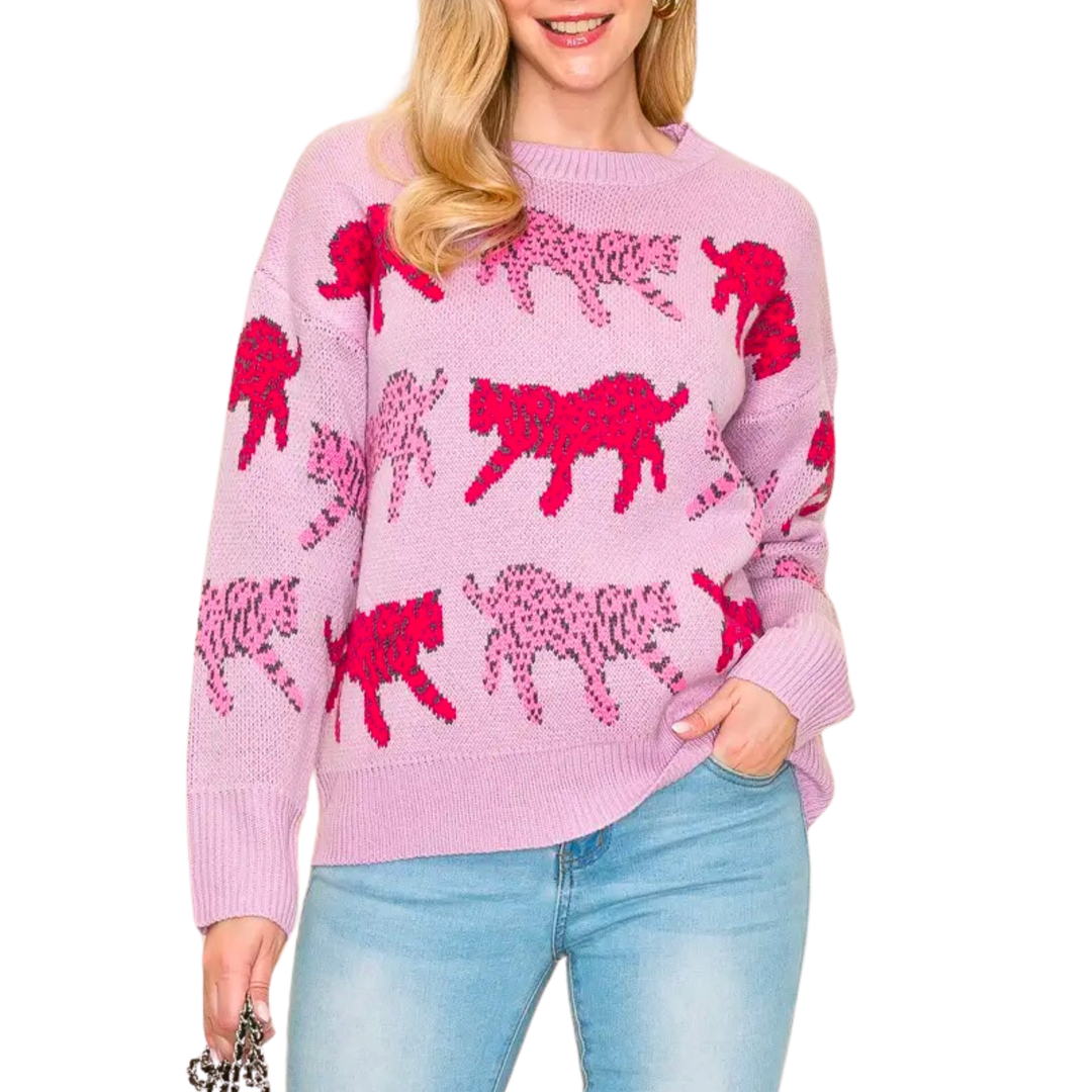 Multi-Color Tiger Sweater