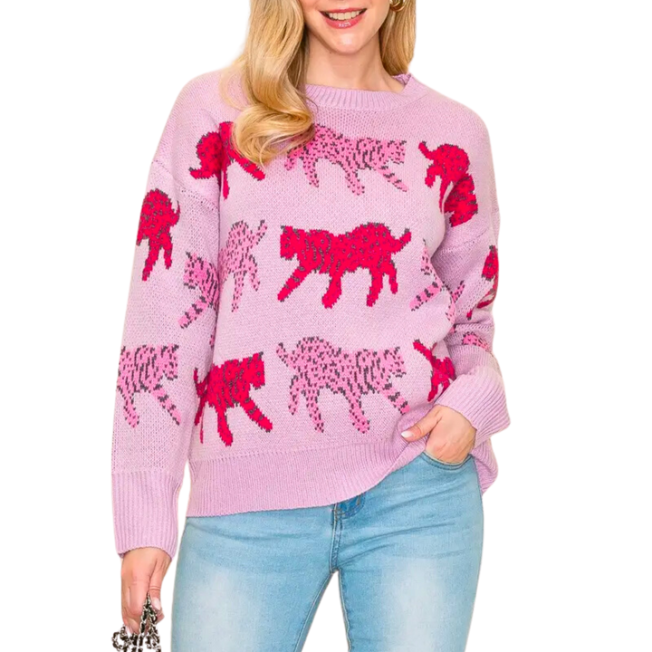 Multi-Color Tiger Sweater