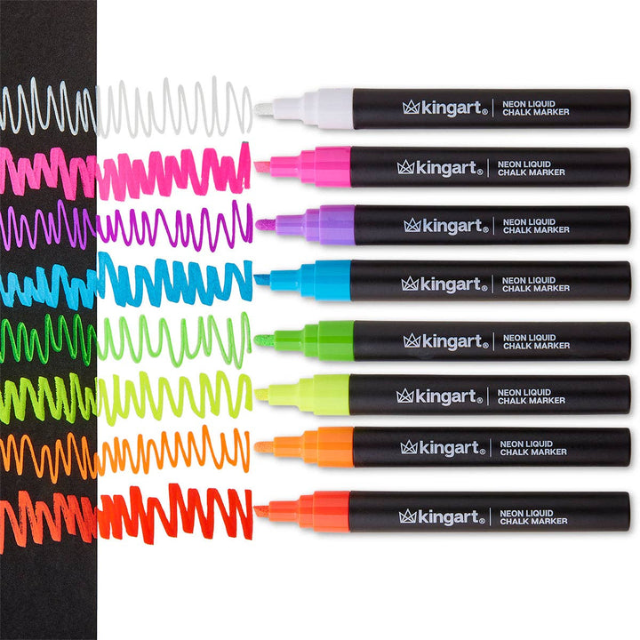 Liquid Chalk Markers 8 Neon Colors