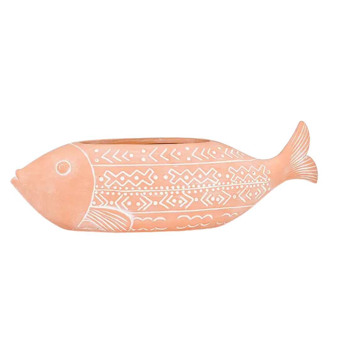 Large Slim Fish Planter