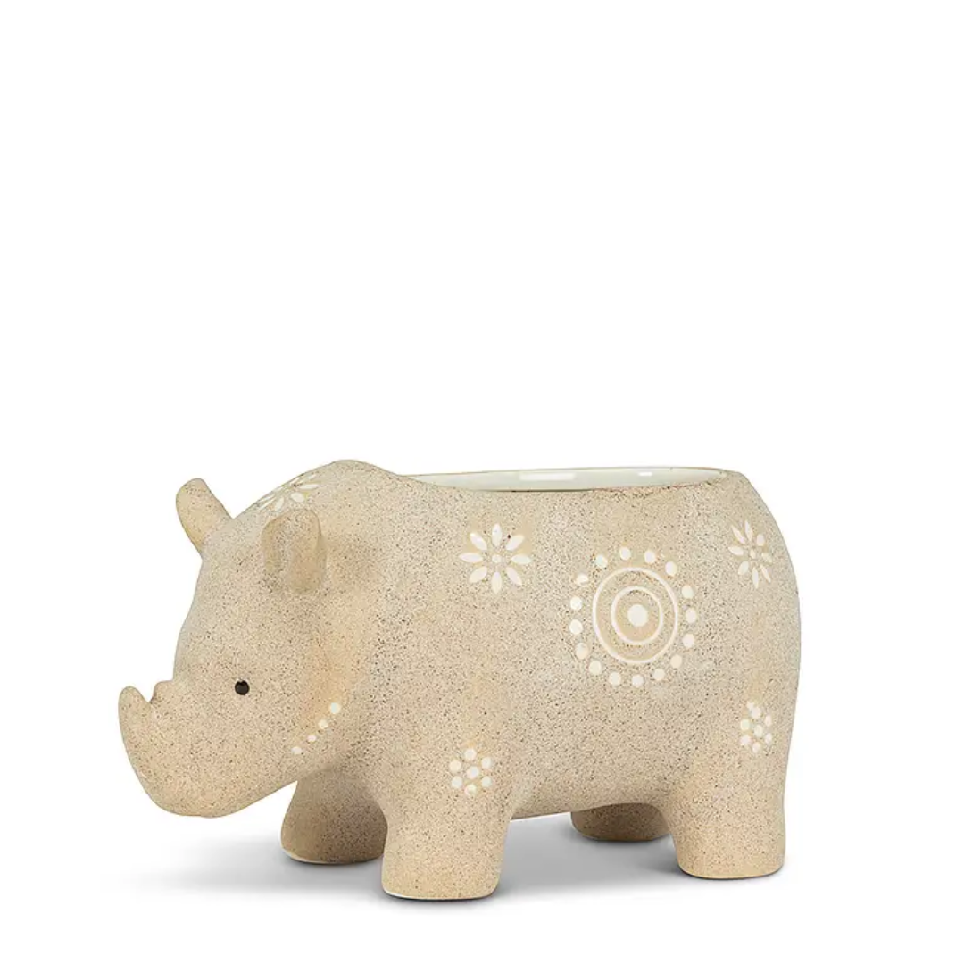 Rhino Shaped Planter