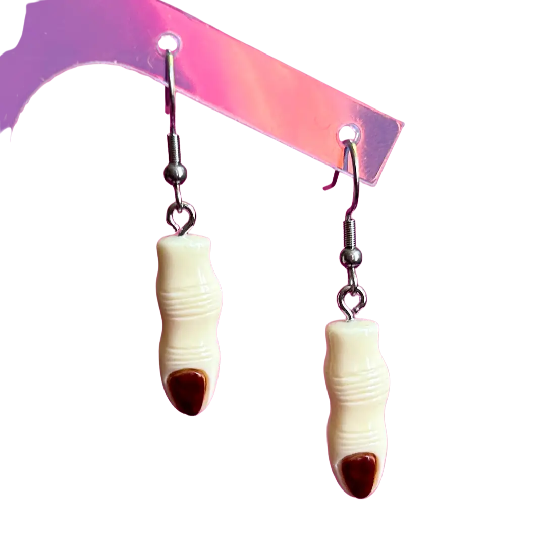 Spooky Finger Earrings