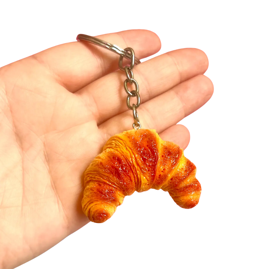 Croissant Keychain