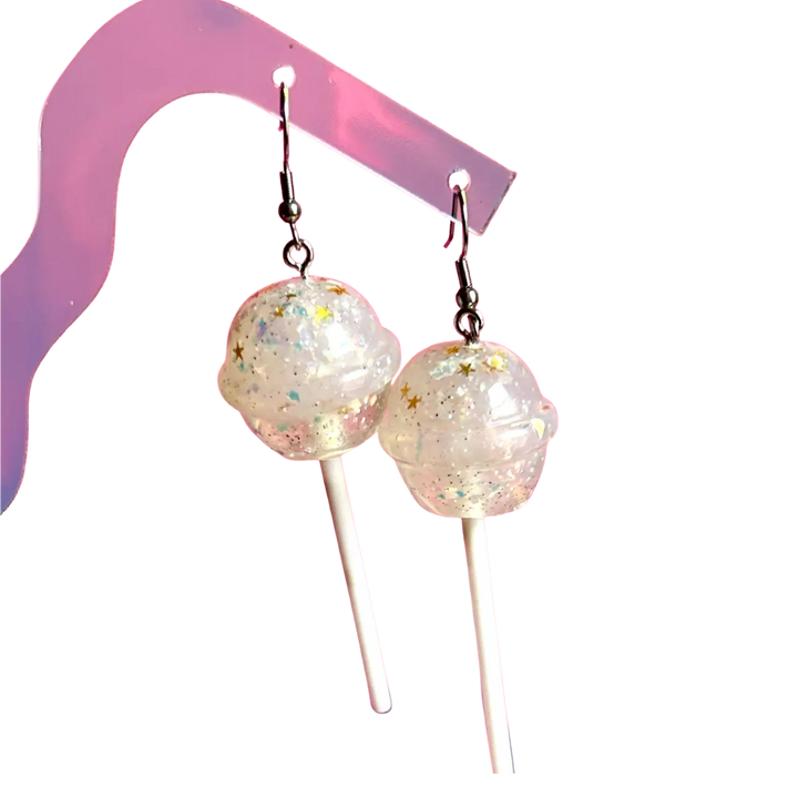 Round Lollipop Earrings