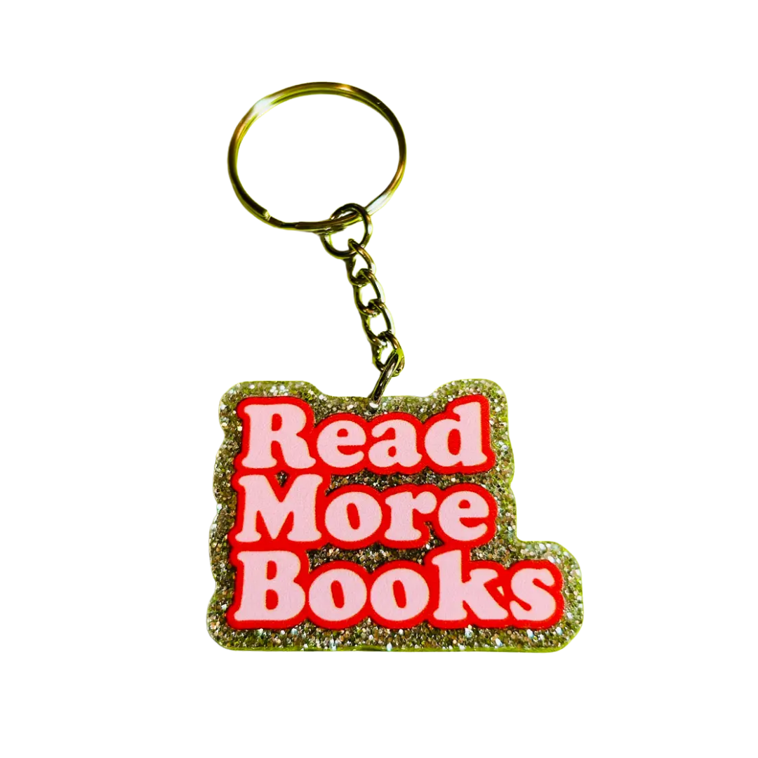 Read More Books Keychain