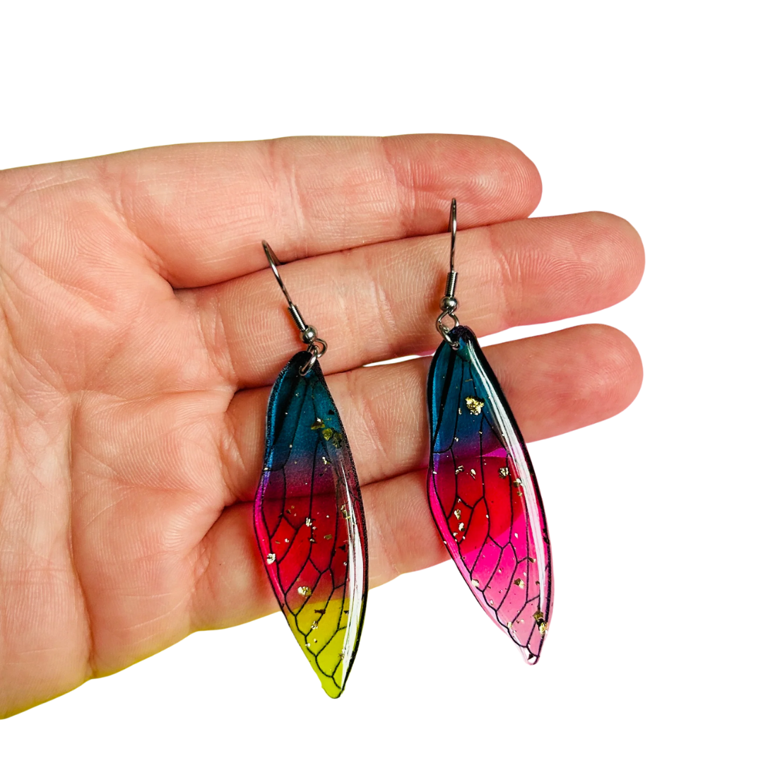Cicada Wing Earring