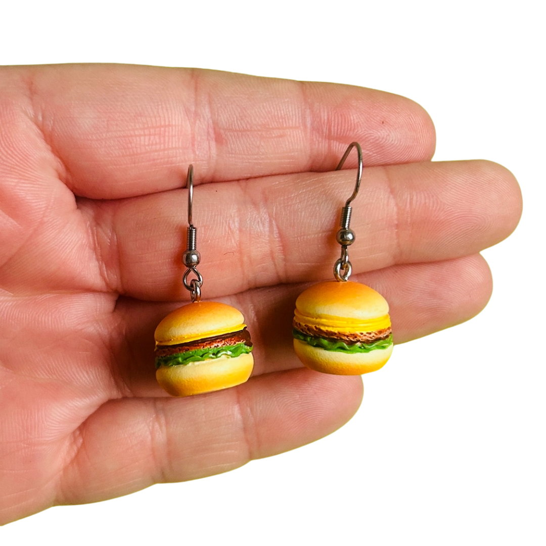 Cheeseburger Earrings