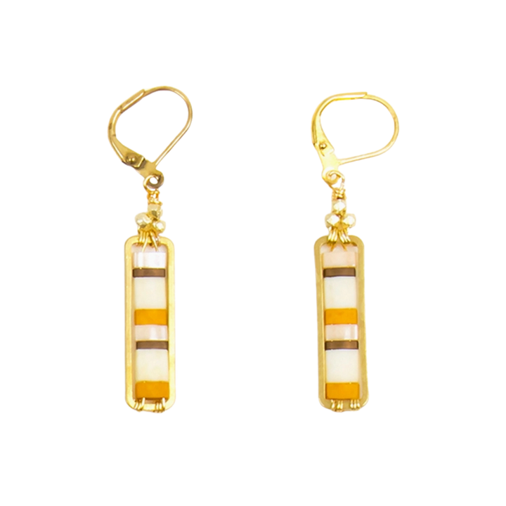 Miyuke Colorblock Dangle Earrings
