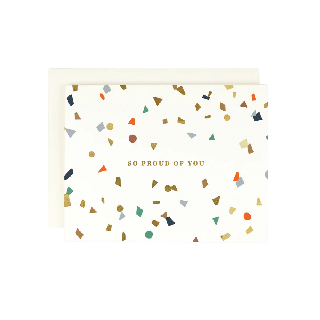 So Proud of You Confetti Card