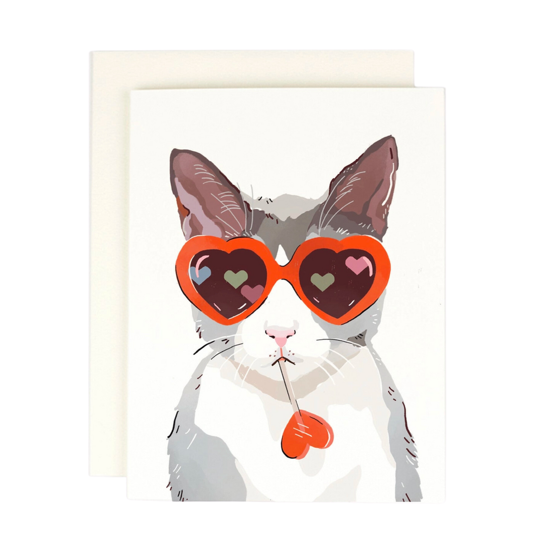 Heart Eye Cat