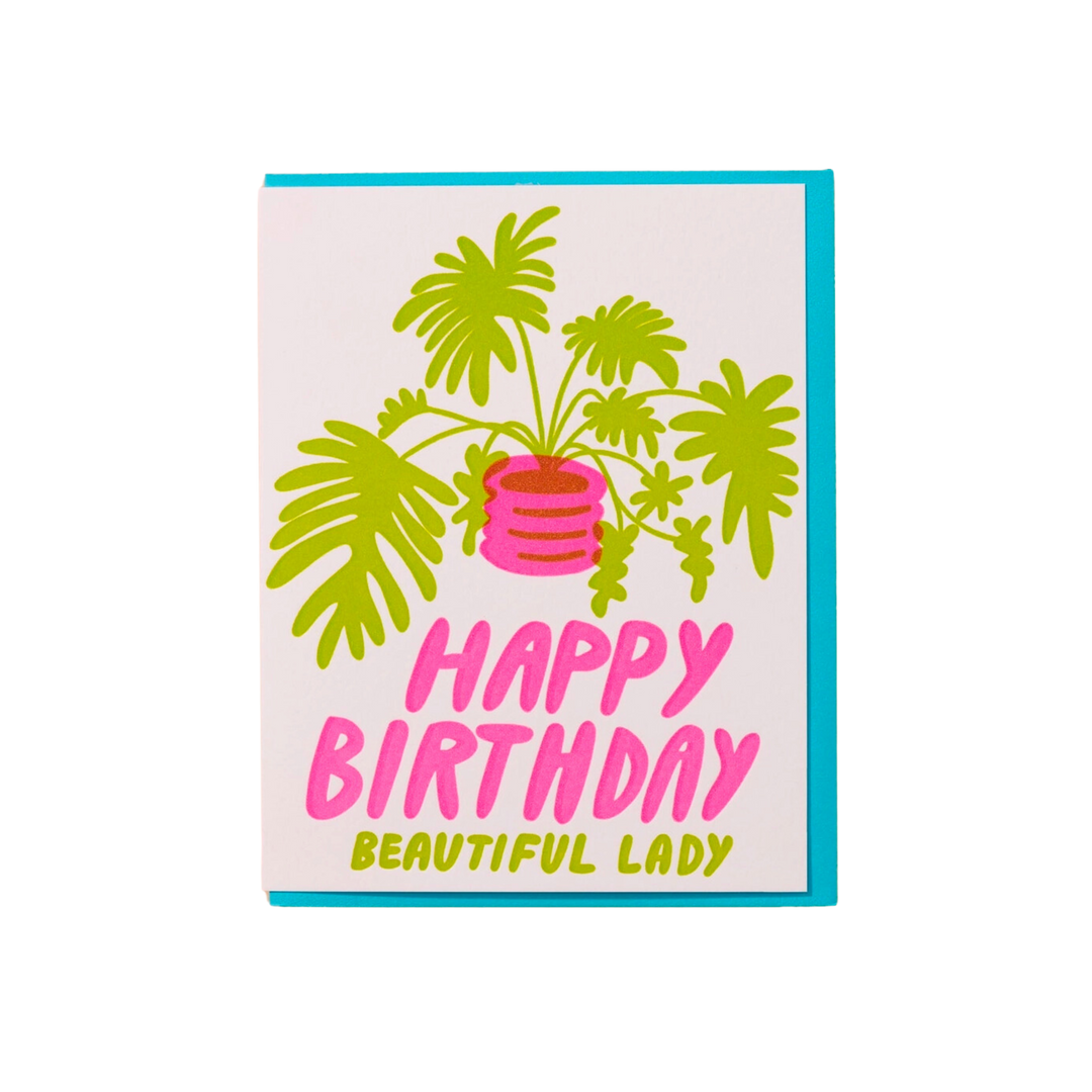 Plant Lady Birthday Card