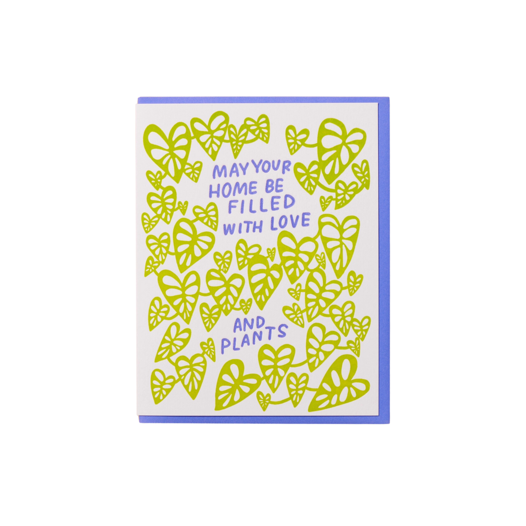 Love and Plants Housewarming Card