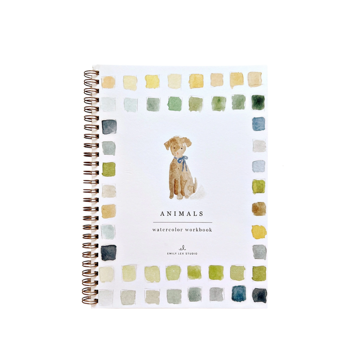 Animals Watercolor Workbook