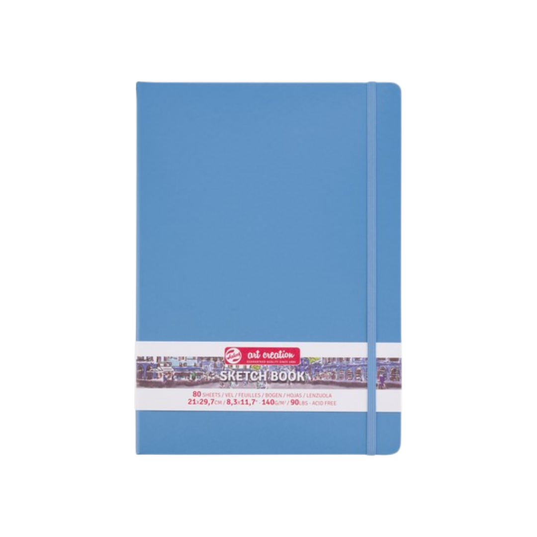 Talens Art Creation Sketchbook —  Lake Blue, 8.27 × 11.69 in