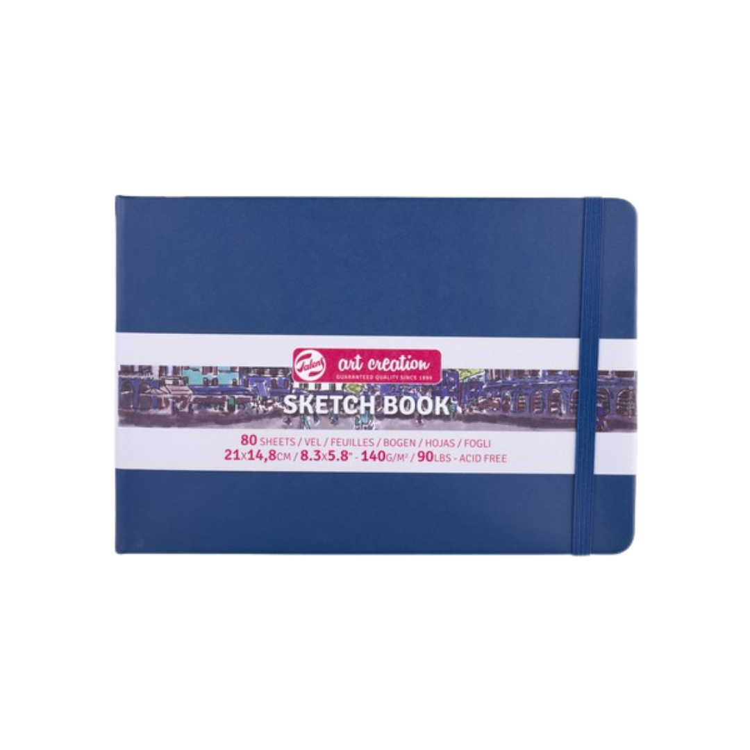 Talens Art Creation Sketchbook — Navy Blue, 8.27 × 5.83 in