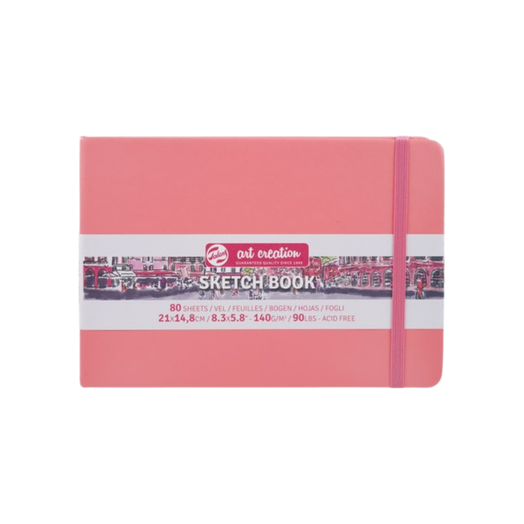 Talens Art Creation Sketchbook — Coral, 8.27 × 5.83 in