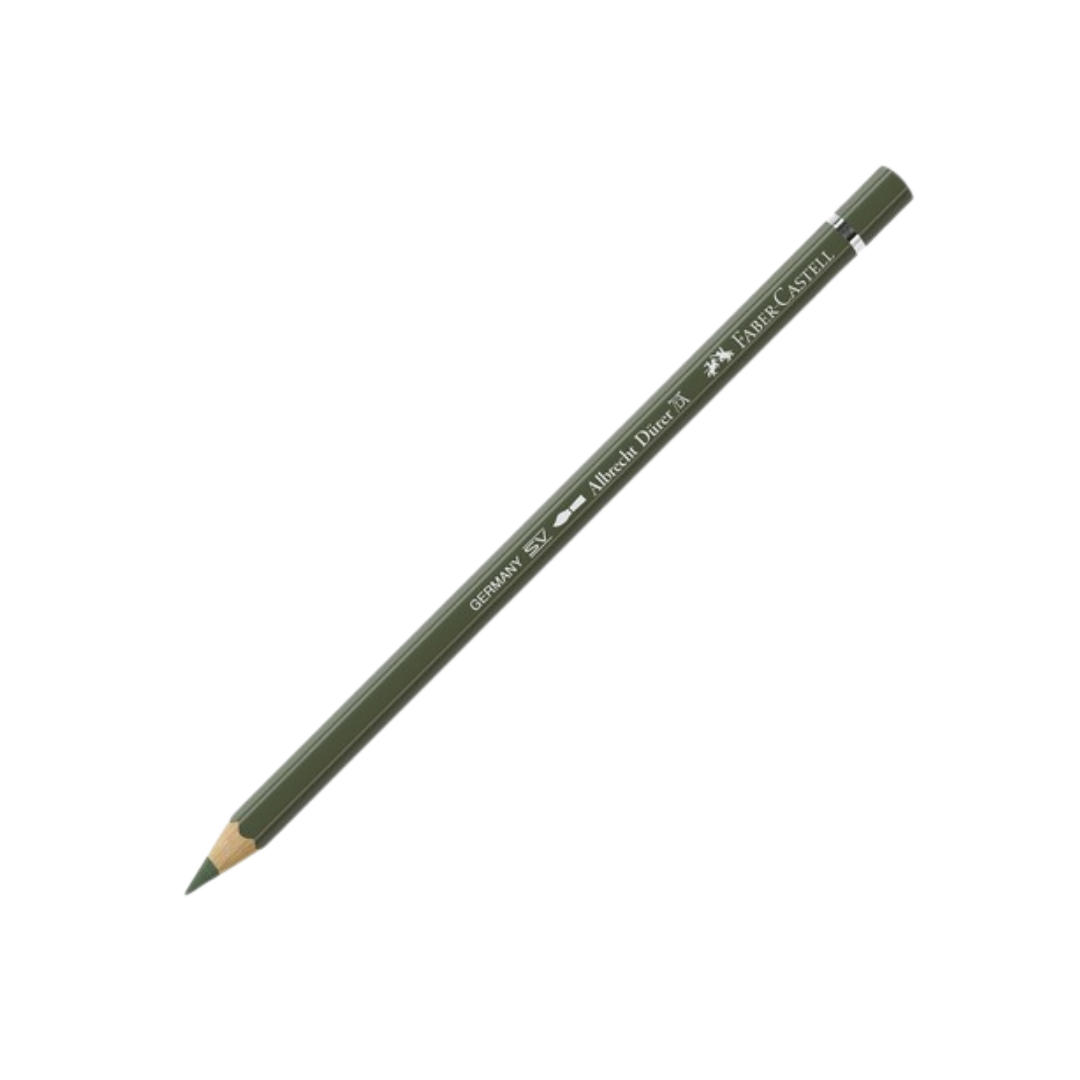 Faber-Castell Albrecht Durer Watercolor Pencil -- Chrome Green Opaque
