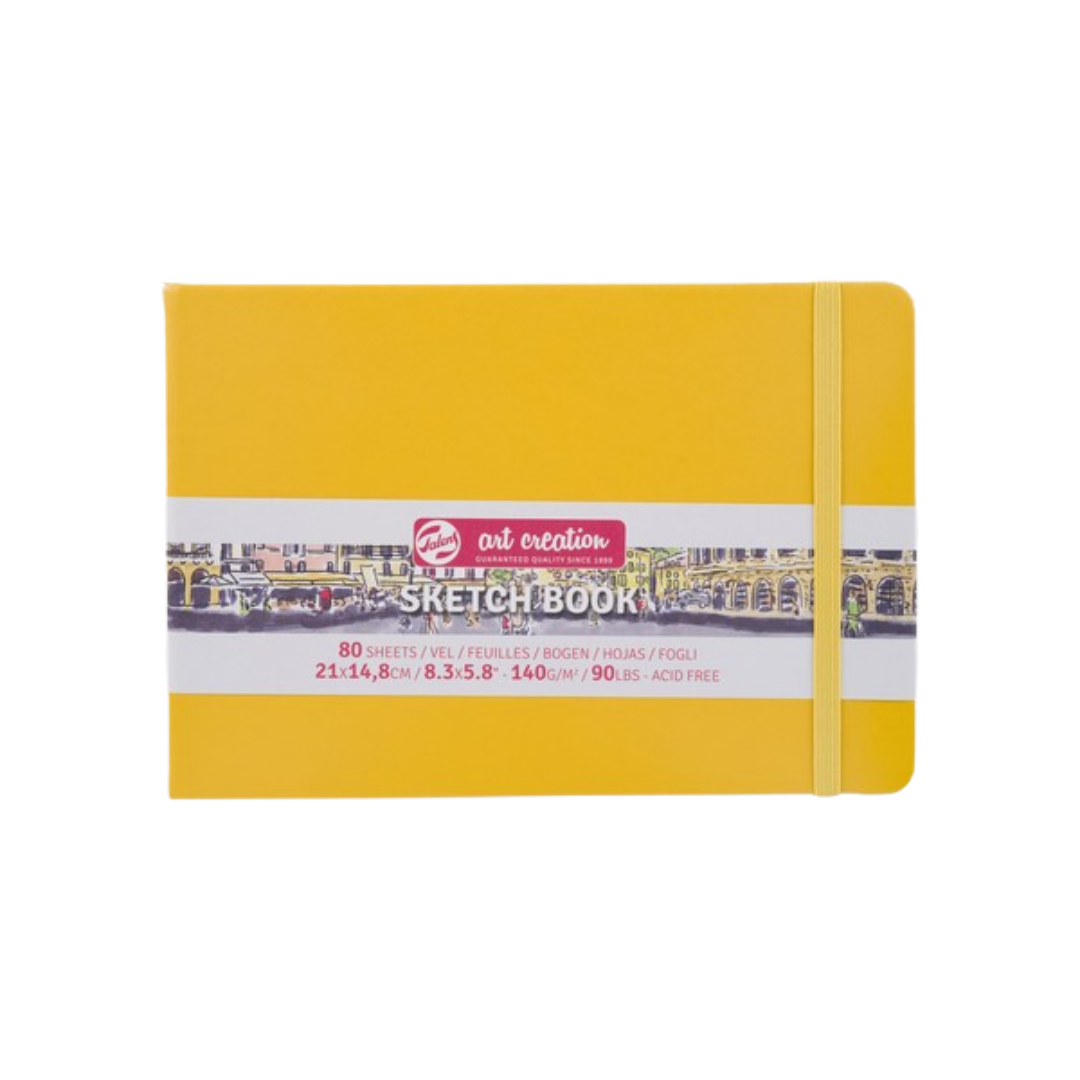 Talens Art Creation Sketchbook — Golden Yellow, 8.27 × 5.83 in