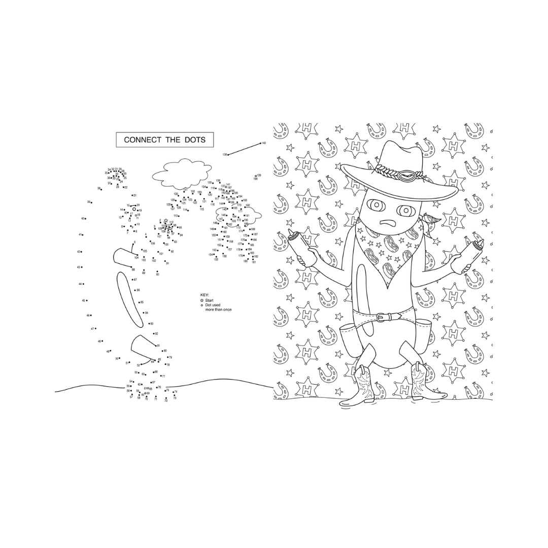 Ultimate Hot Dog Coloring and Activity Book