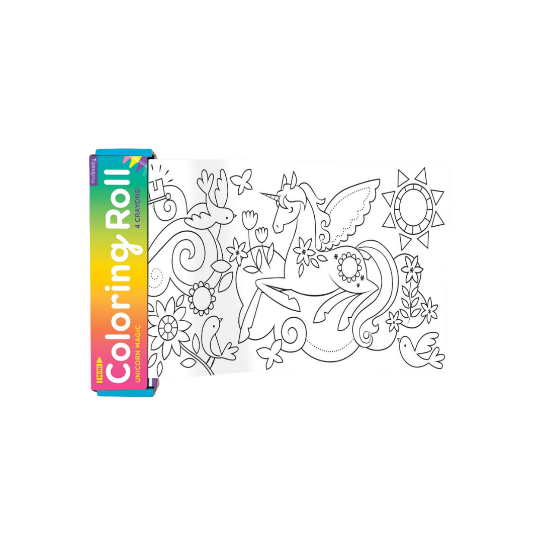 Unicorn Magic Mini Coloring Roll