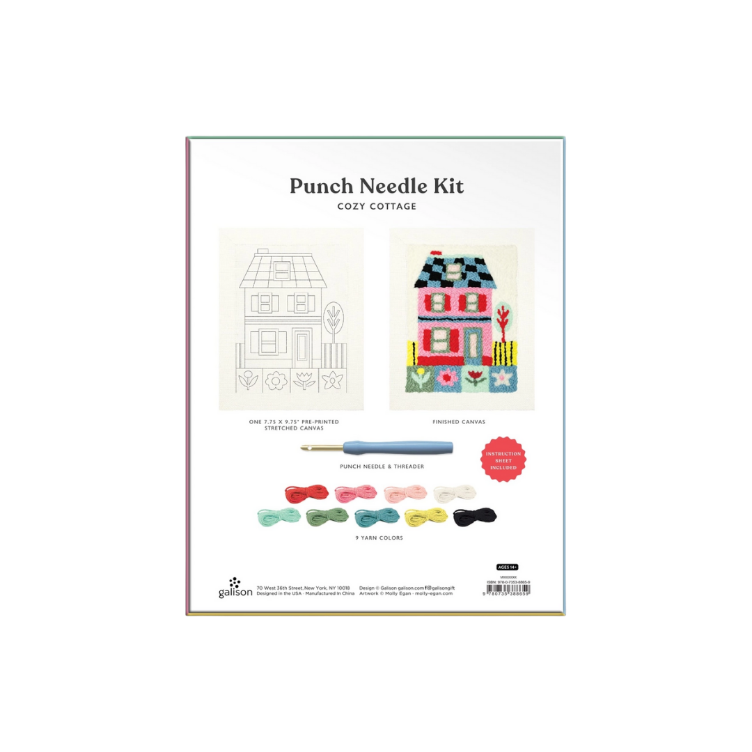 Cozy Cottage Punch Needle Kit