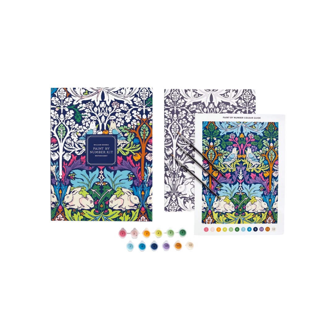 William Morris Brother Rabbit 9 X 12" Paint By Number Kit