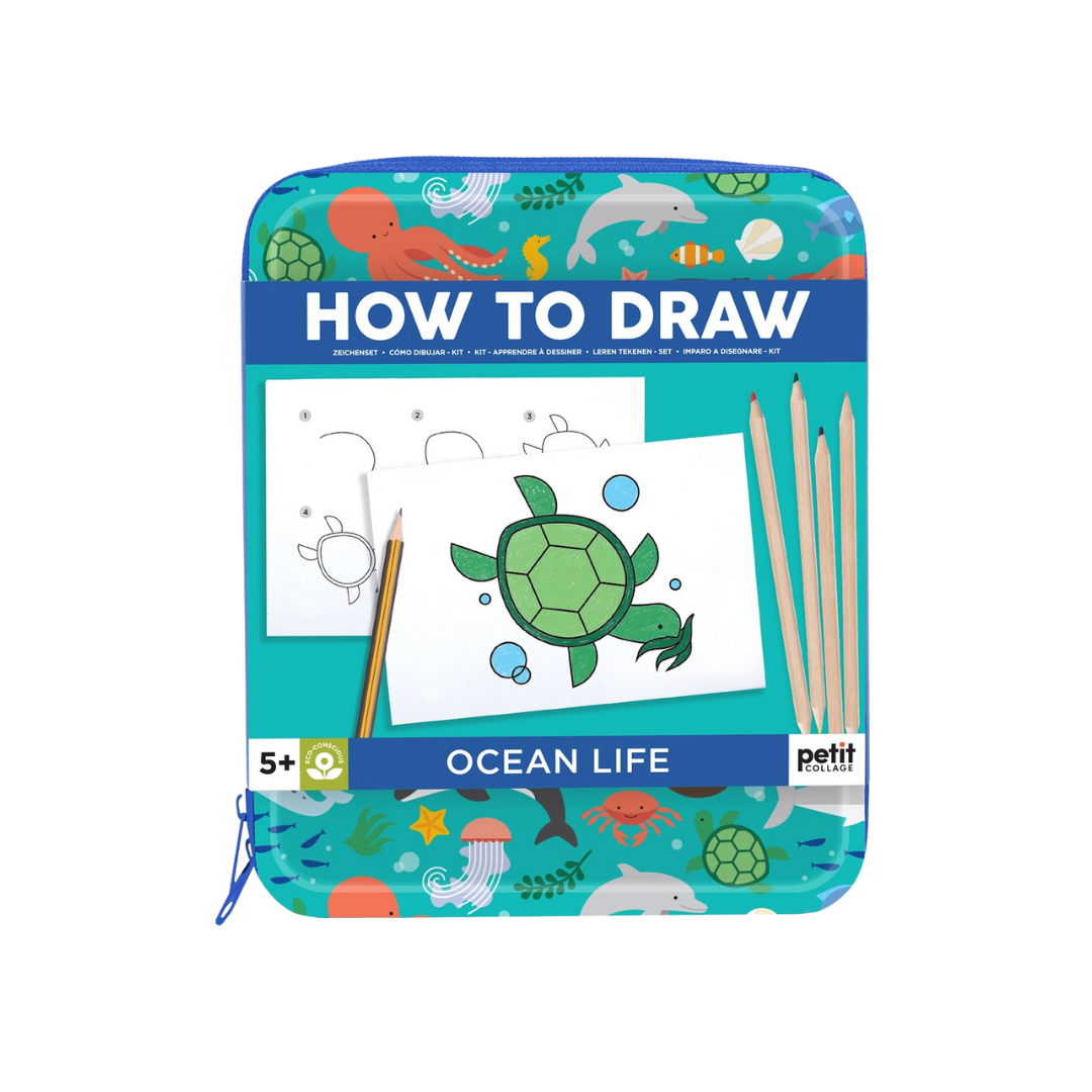 How to Draw Ocean Life Kit