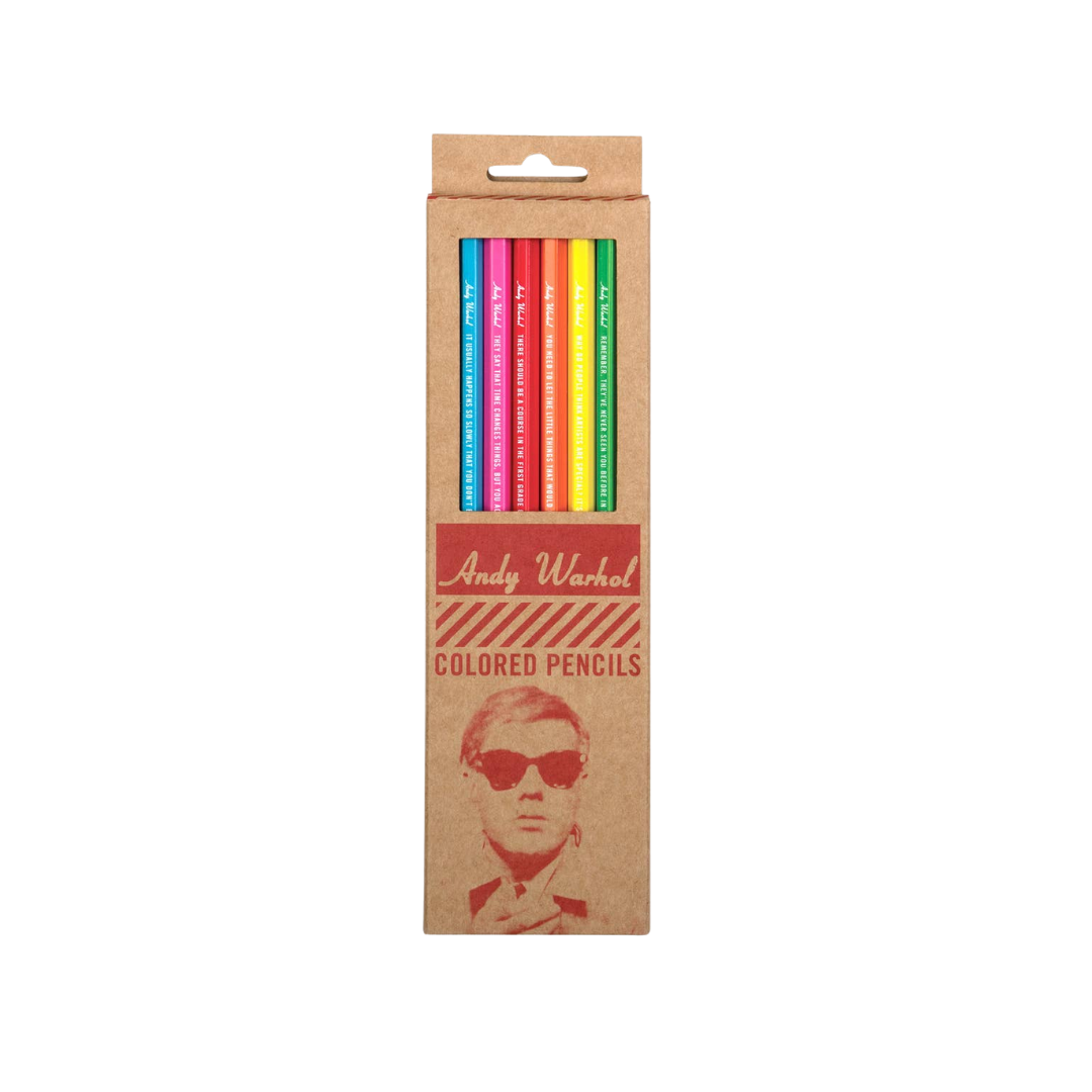 Andy Warhol Colored Pencils