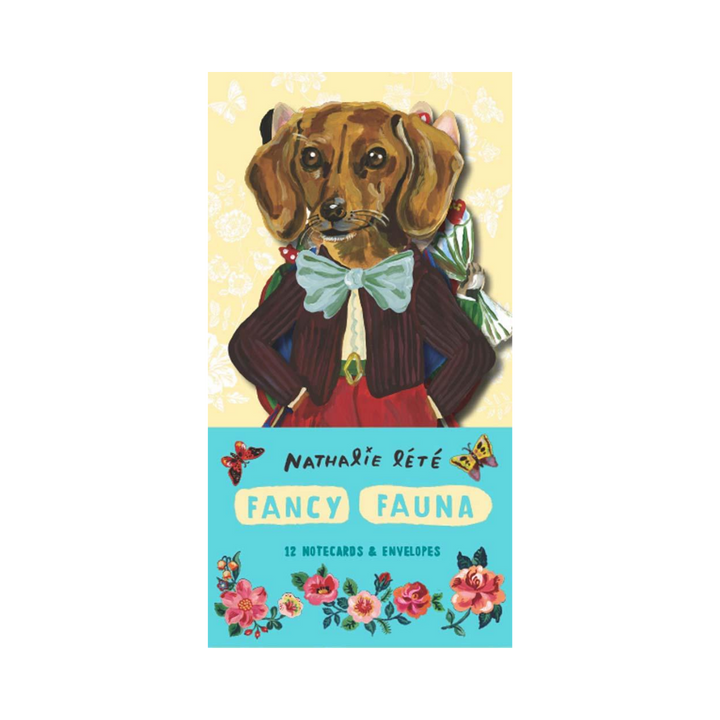 Fancy Fauna — 12 Notecards and Envelopes