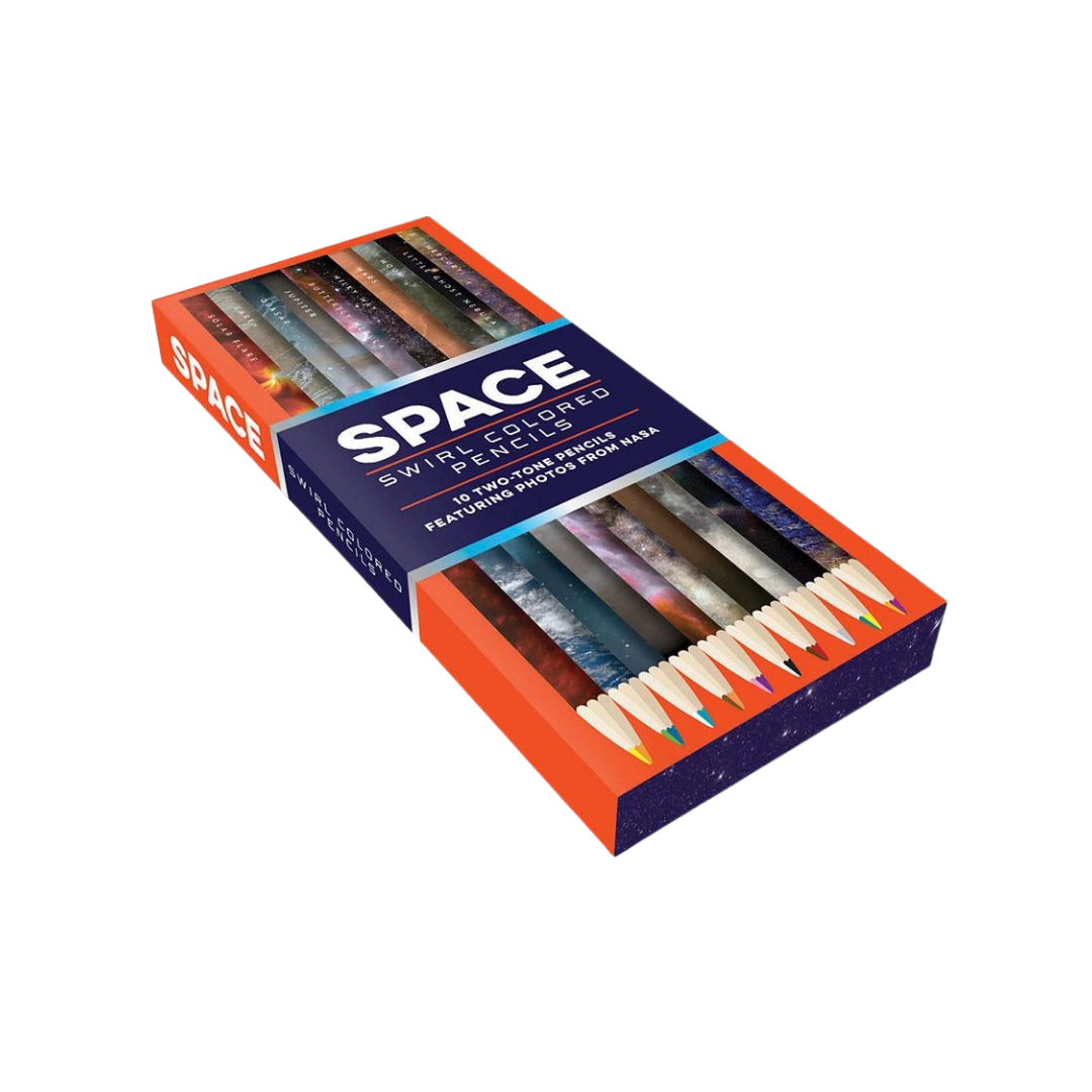Space Swirl Colored Pencils