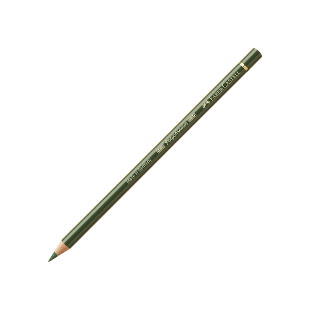 Faber-Castell Polychromos Colored Pencil — Chrome Green Opaque