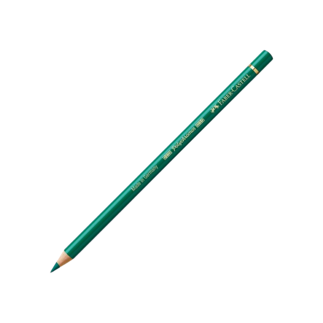 Faber-Castell Polychromos Colored Pencil — Dark Phthalo Green