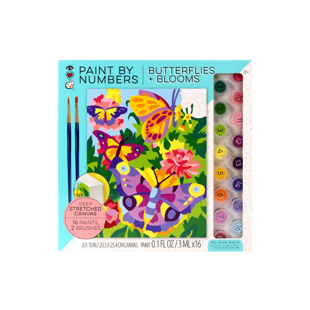 Iheartart Paint By Numbers Butterflies & Blooms