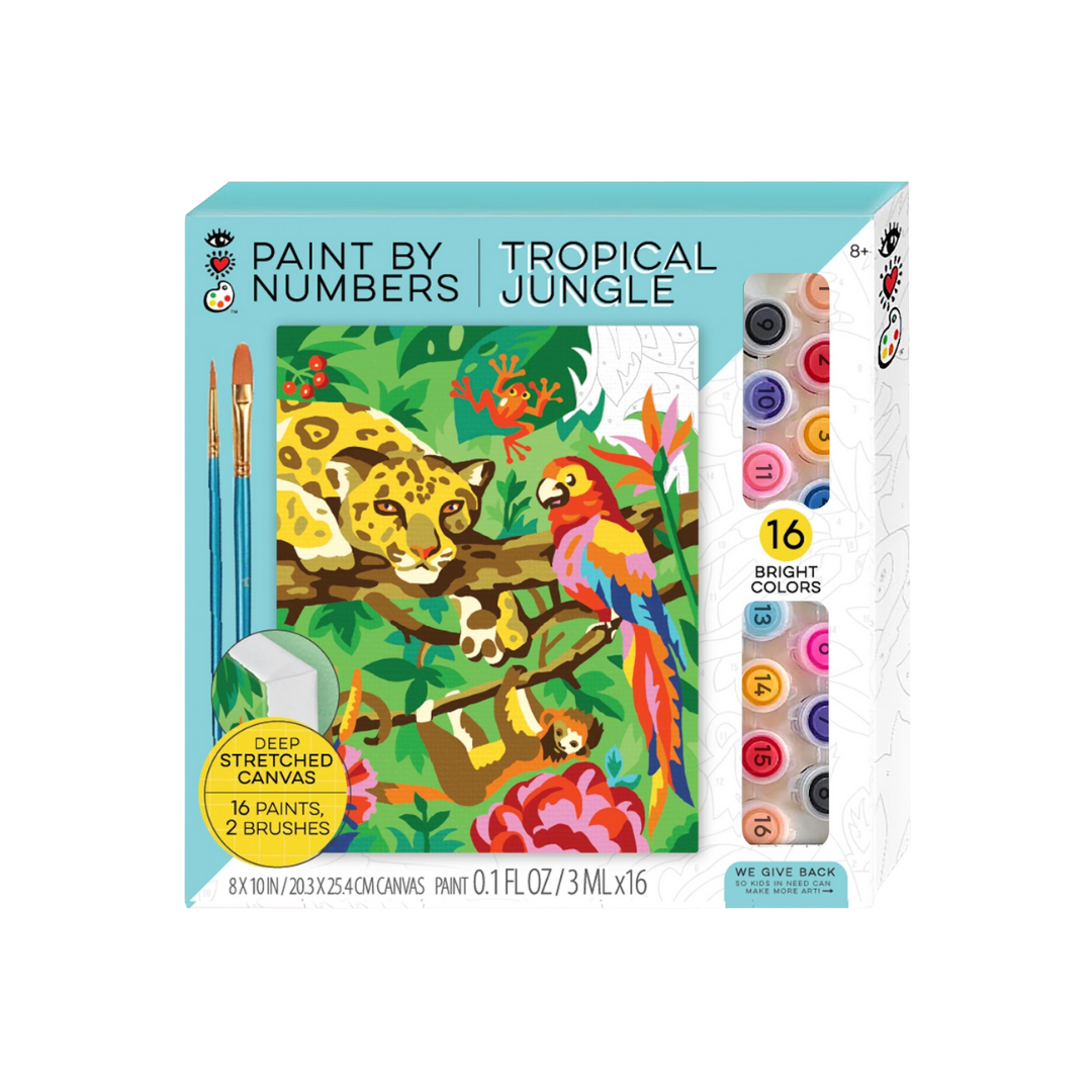 Iheartart Paint By Numbers Tropical Jungle