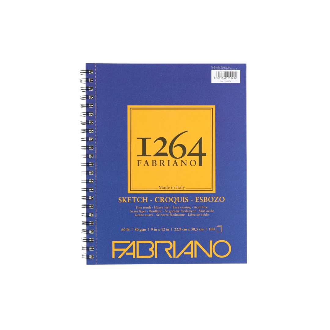 Fabriano 1264 Sketch Pad — 9 × 12 in